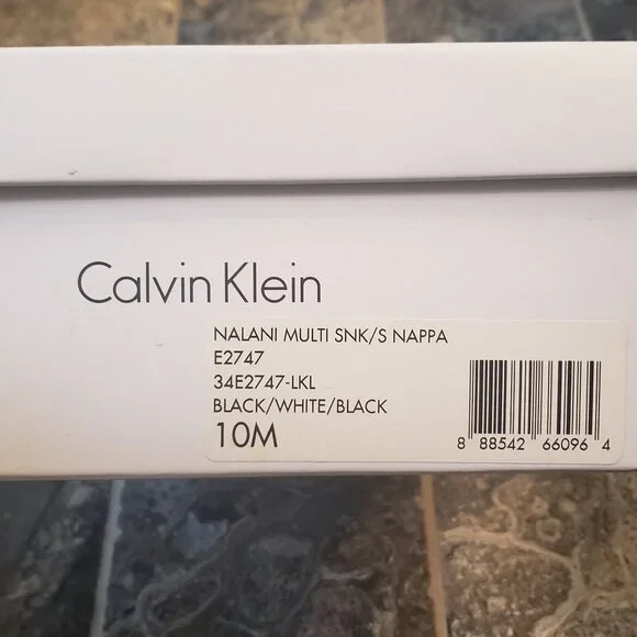 Calvin Klein Nalana Snakeskin Nappa Heels, Brand New in Box, Size 10 - Picture 11 of 12